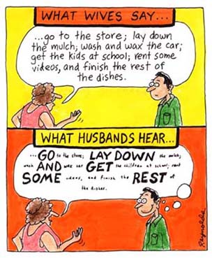 What Wives Say / What Husbands Hear
